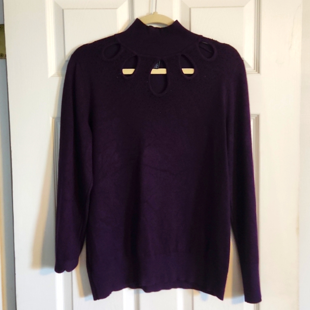 CLEARANCE * Cable & Gauge Mock Turtleneck Sweater